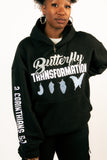 Embroidered Butterfly Transformation Hoodie