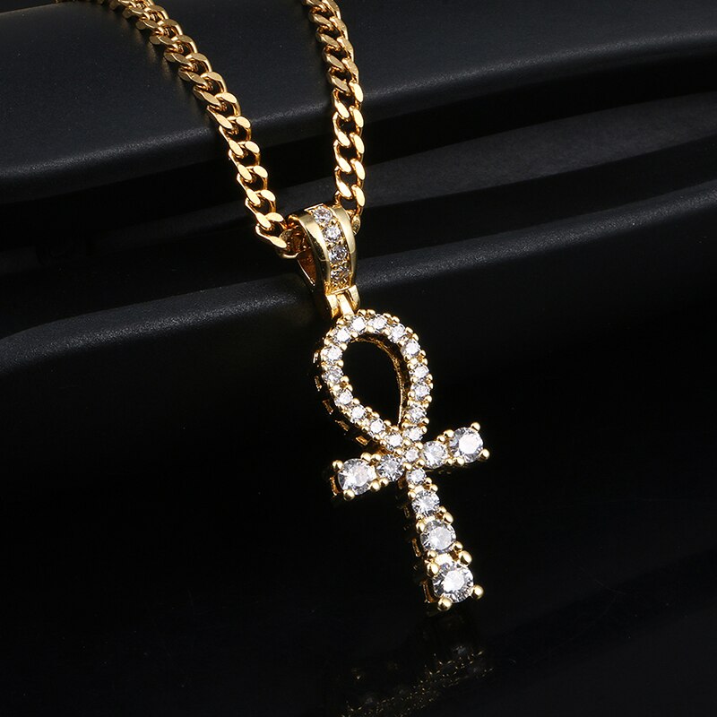 Gold iCCCy® Ankh Necklace