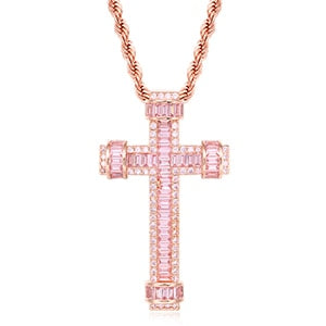 iCCCy® Baguette Cross Necklace